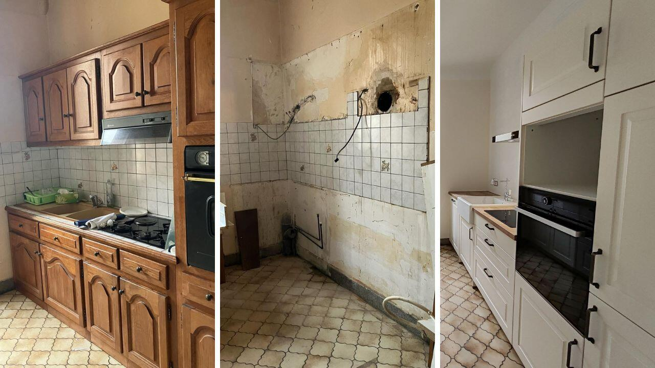 Pose de cuisine en Île-de-France avec montage de meubles, plan de travail, évier et finitions